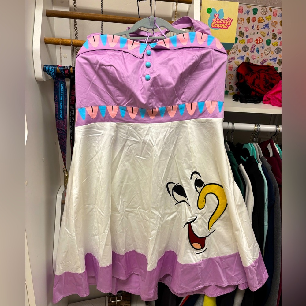 Disney Mrs. Potts halter dress